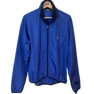 Pearl Izumi Blue Cycling Zip Up Windbreaker Jacket Men's Large Bicycle Jacket